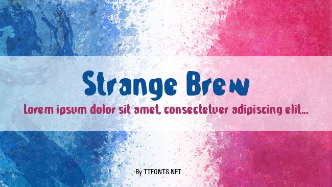 Strange Brew example